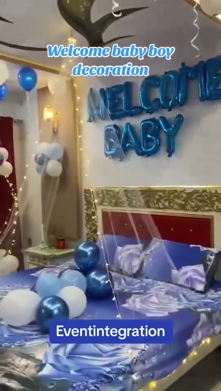 Welcome baby boy, decorated by Event Integration in Faisalabad